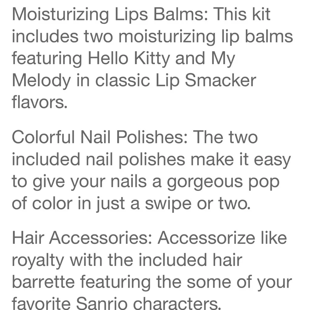 Lip Smacker nwt hello